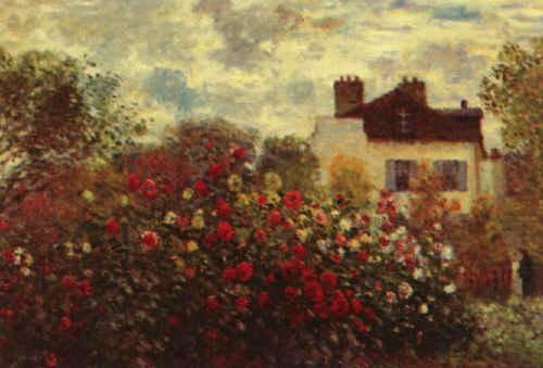 Artist s Garden at Argenteuil, Claude Monet